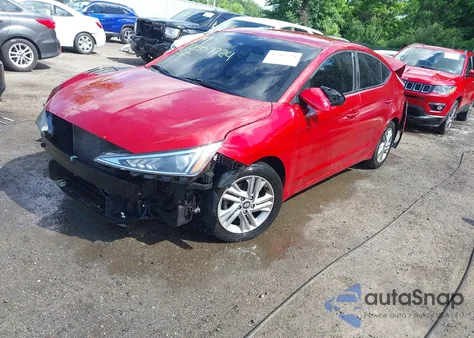 2019 Hyundai Elantra Sel z USA, uszkodzony, nr VIN KMHD84LF6KU747420